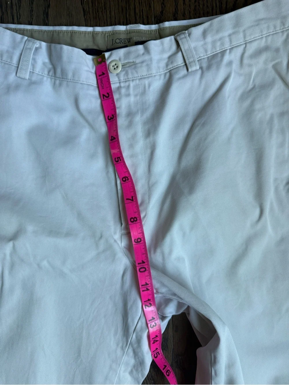 Men's Lt. khaki JCrew Classic Cotton Pants